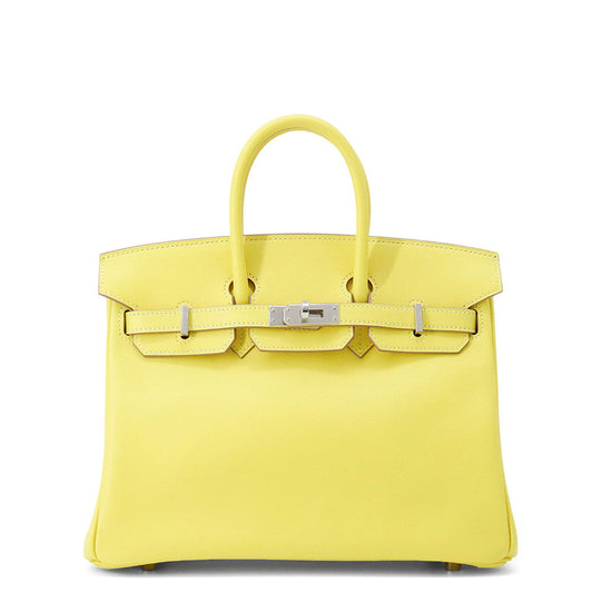 HERMES Birkin Lime Swift Leather Size 25