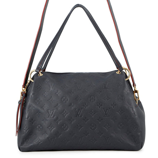 LOUIS VUITTON Pomthieu Marine RougeM43721 Monogram Empreinte Leather Size PM