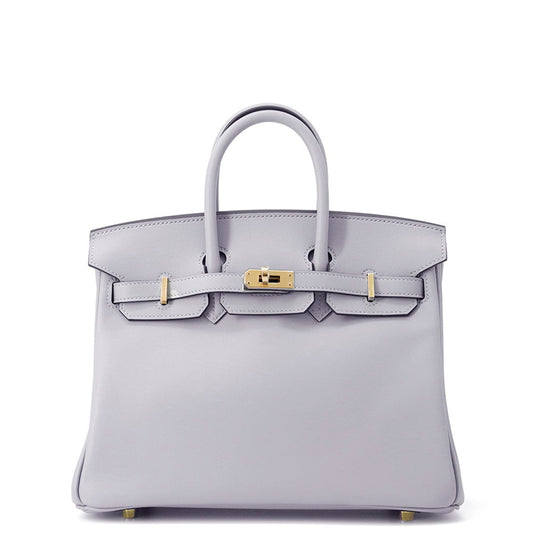 HERMES Birkin Green Pantan Swift Leather Size 25