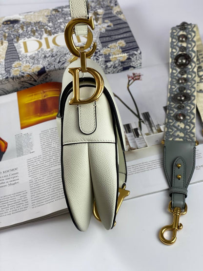 Dior SADDLE Bag white