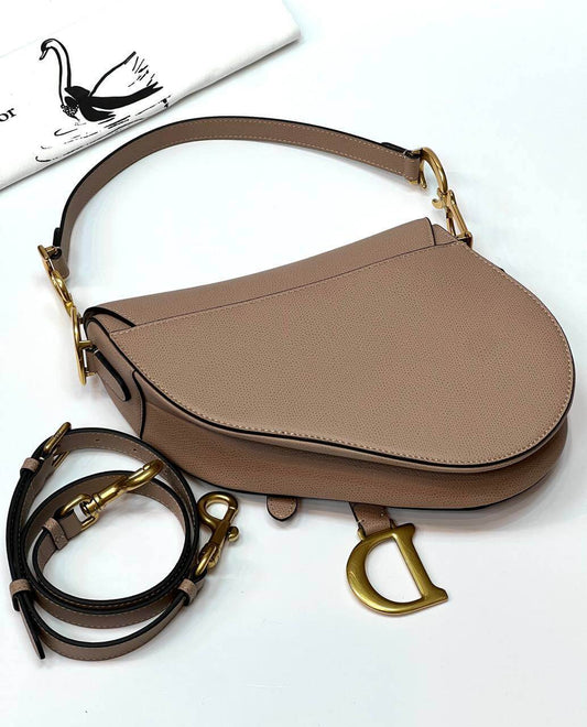 Dior SADDLE Bag Taupe WITH STRAP